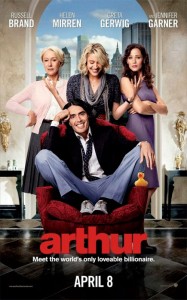 Arthur is a comedy movie directed by Jason Winer. It's actually a remake of the 1981 movie Arthur with Dudley Moore in the lead role.