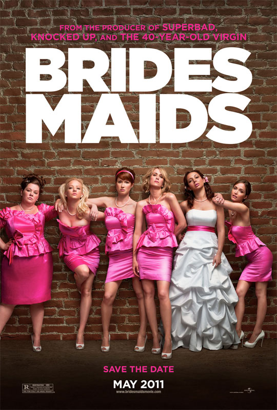  In Bridesmaids, picked as her best friend's maid of honor, lovelorn and broke Annie (Wiig) looks to bluff her way through the expensive and bizarre rituals with an oddball group of bridesmaids.