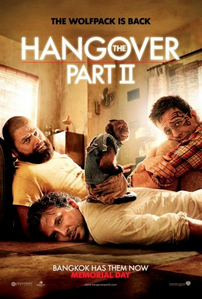 The Hangover Part II principal photography began on October 8, 2010 in Ontario, California with the first images of production being released a few days later.