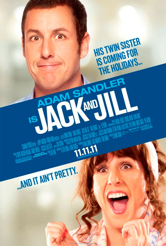 Jack & Jill is about a family man is forced to deal with his twin sister from the Bronx who comes to Los Angeles for a visit, then won't leave.