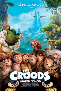 Another key theme in THE CROODS is change and the inherent humor of trying to do things for the first time.  