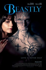 Beastly is a modern-day take on the "Beauty and the Beast" tale where a New York teen is transformed into a hideous monster in order to find true love.
