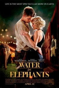 In Water for Elephants, a veterinary student abandons his studies after his parents are killed and joins a traveling circus as their vet. 