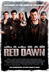 The filmmakers needed to separate 2012’s version of the film from the 1984 original “Red Dawn”. According to Vinson, “2012 is a completely different world than it was in 1984. So the fundamental geo-political world had to be recognized in our movie. And we accomplished that.