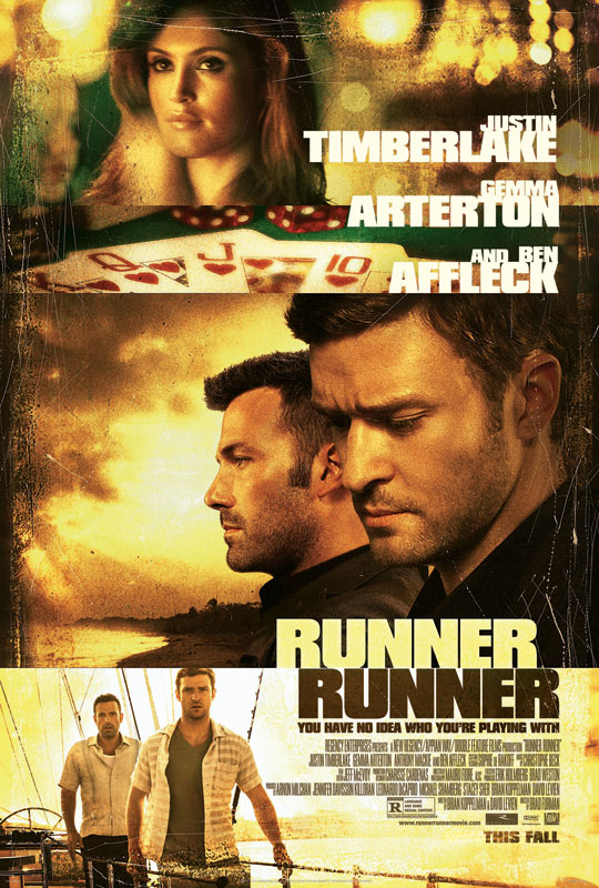 The Costa Rica of RUNNER RUNNER exists at the intersection of opulence and poverty, and of regulation and corruption. It’s where you can indulge any whim without consequence – until those desires grow too large. From glitzy casinos and bikini-dotted swimming pools to sweaty, crocodile-infested jungles, RUNNER RUNNER depicts an enticing, dangerous world where all the seven deadly sins are in play.