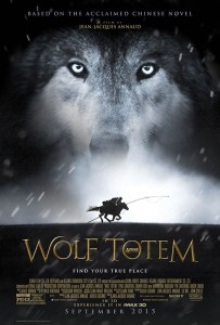 The Mongolian wolves were trained by Andrew Simpson.
